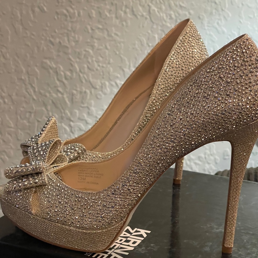 INC Size 12 rhinestone heels